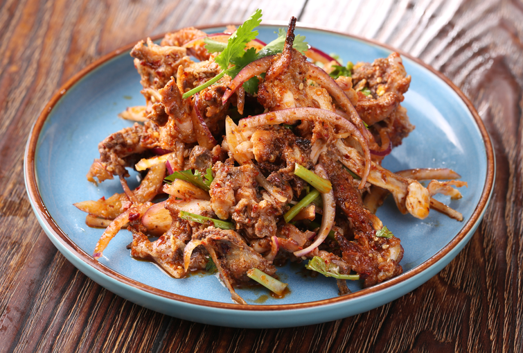 何以解憂，電烤雞架-麻辣涼拌雞架夏季怎能少了呢